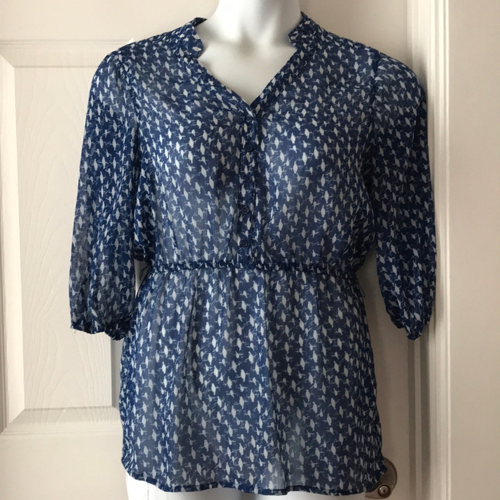 Mossimo Supply Co bird tunic top